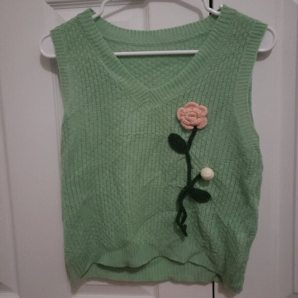 Knit sweater vest - Picture 1 of 1